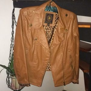 Faux leather jacket